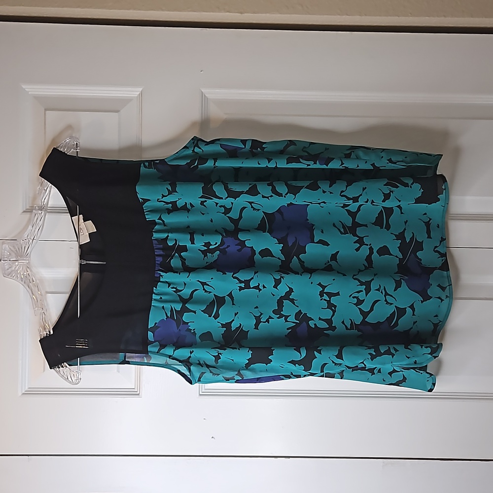 Ann Taylor Loft Thin Sheer Shirt Sz L